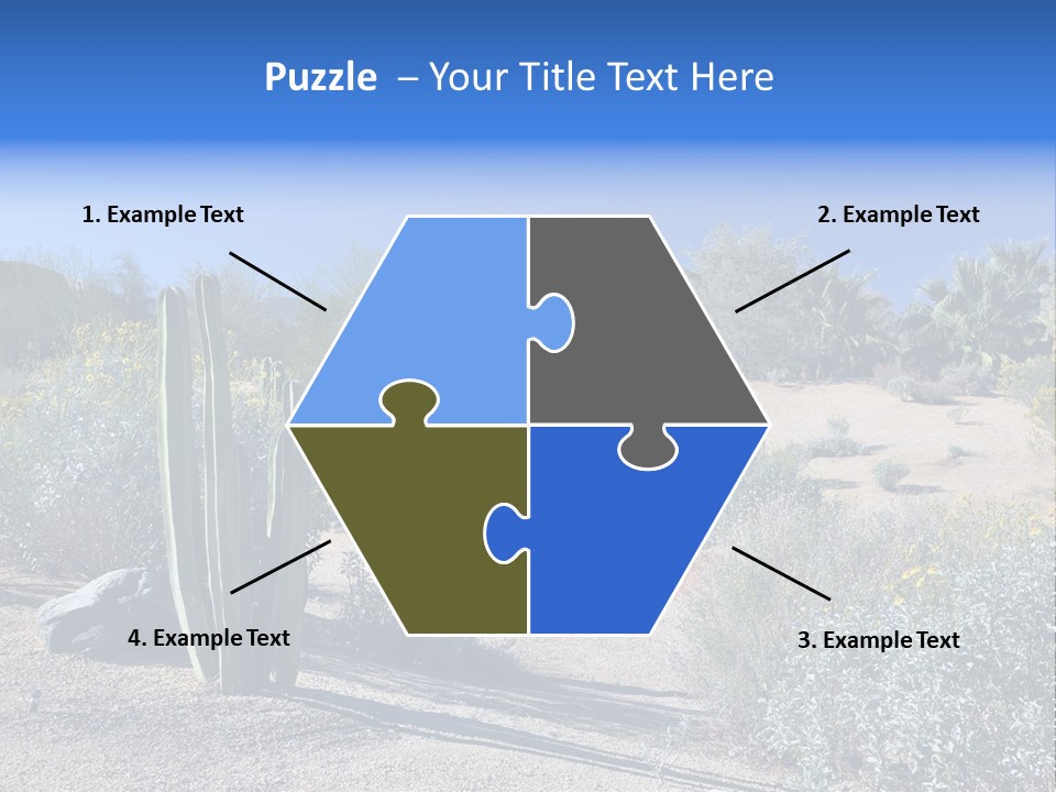 Scenic Oasis Colorful PowerPoint Template