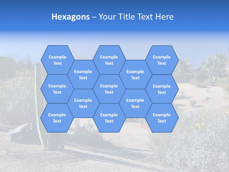 Scenic Oasis Colorful PowerPoint Template