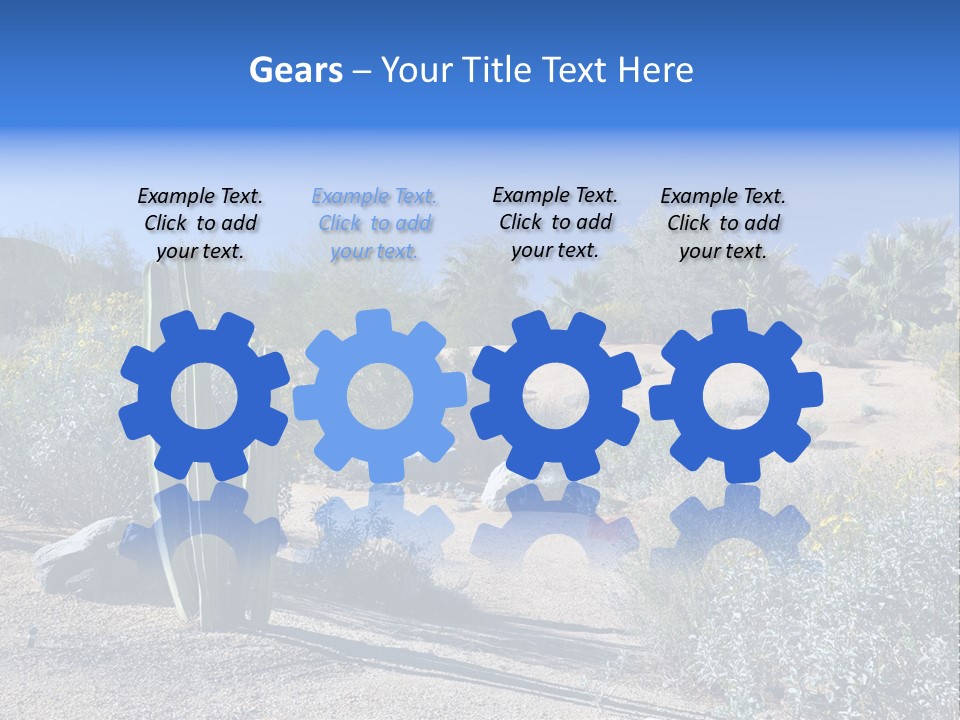 Scenic Oasis Colorful PowerPoint Template