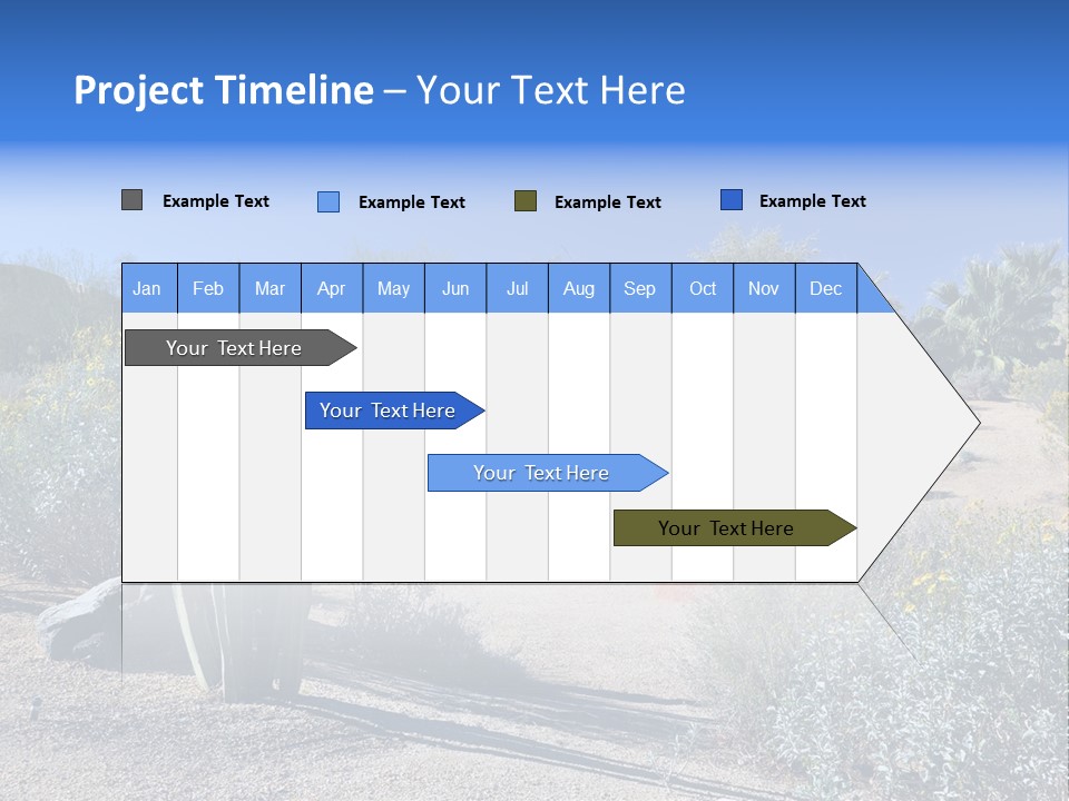 Scenic Oasis Colorful PowerPoint Template