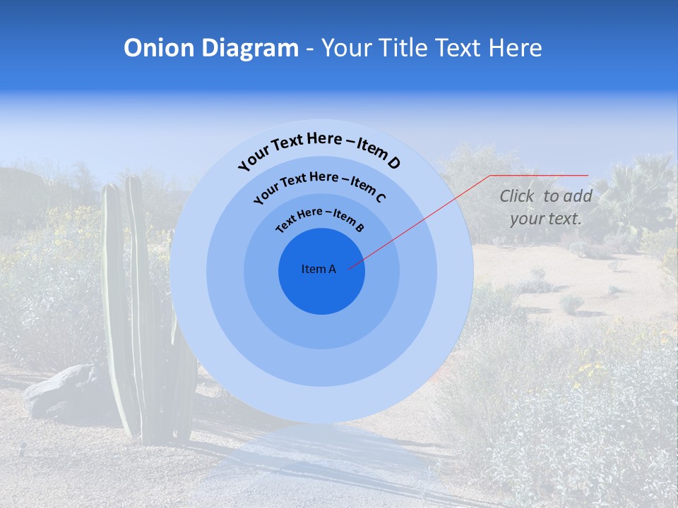 Scenic Oasis Colorful PowerPoint Template