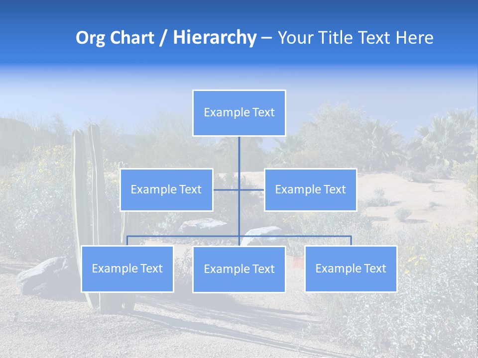 Scenic Oasis Colorful PowerPoint Template