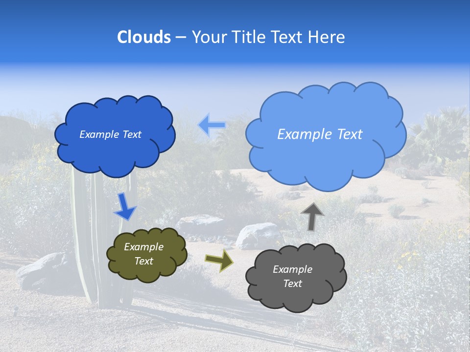 Scenic Oasis Colorful PowerPoint Template