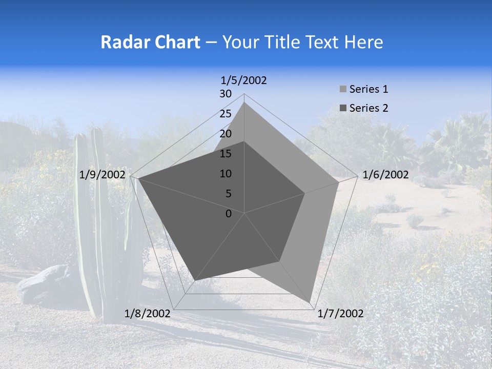 Scenic Oasis Colorful PowerPoint Template