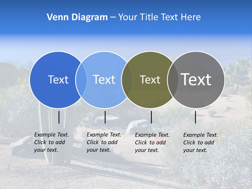 Scenic Oasis Colorful PowerPoint Template