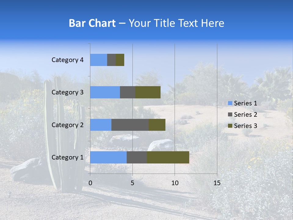 Scenic Oasis Colorful PowerPoint Template