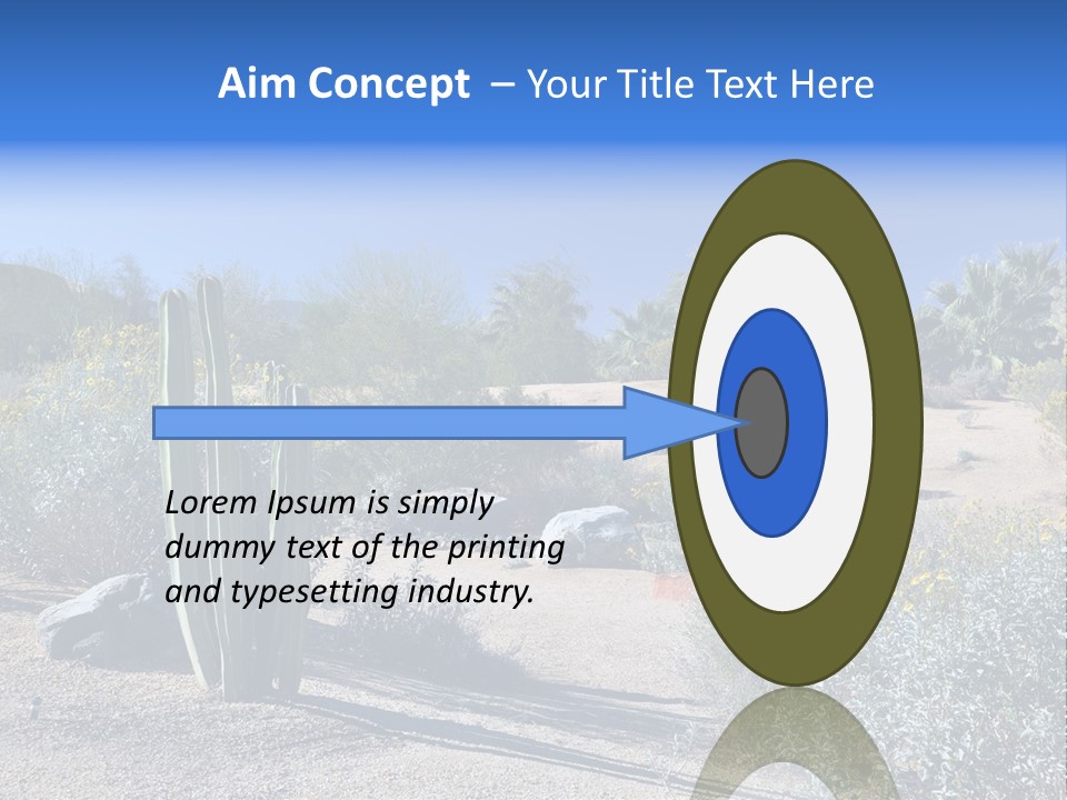 Scenic Oasis Colorful PowerPoint Template