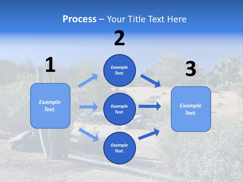 Scenic Oasis Colorful PowerPoint Template