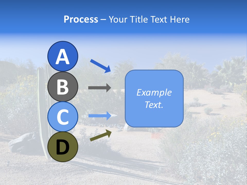 Scenic Oasis Colorful PowerPoint Template
