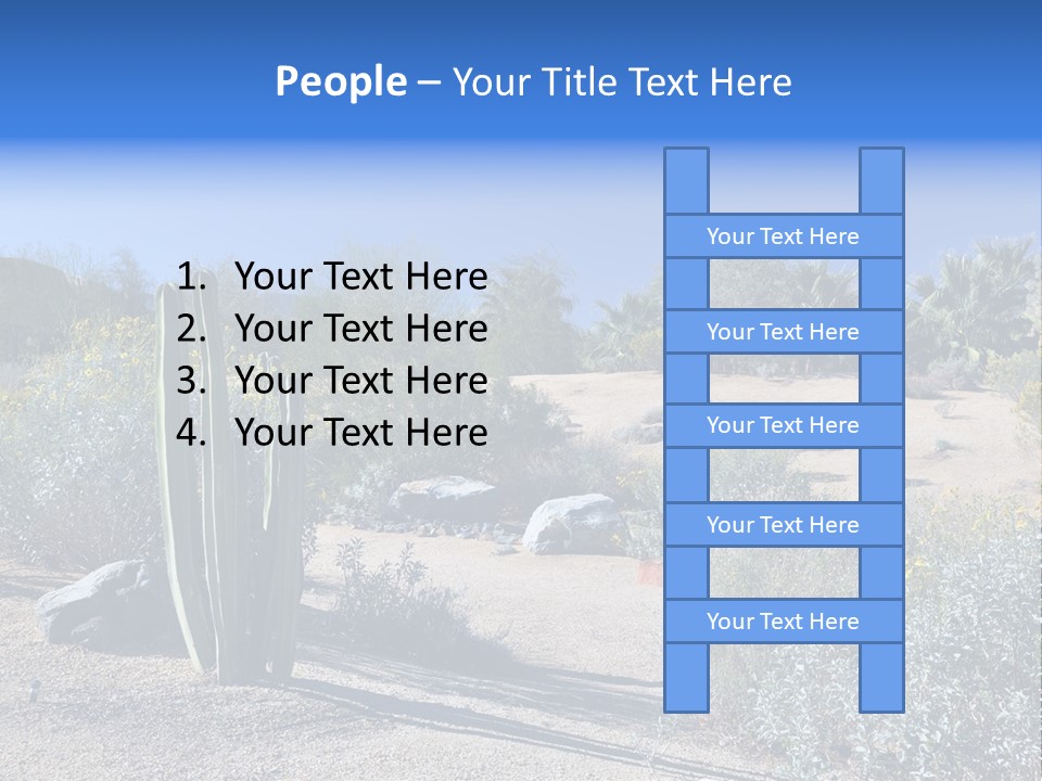 Scenic Oasis Colorful PowerPoint Template