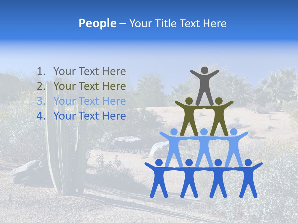 Scenic Oasis Colorful PowerPoint Template