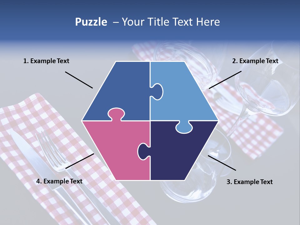 Touristic Nobody Cutlery PowerPoint Template