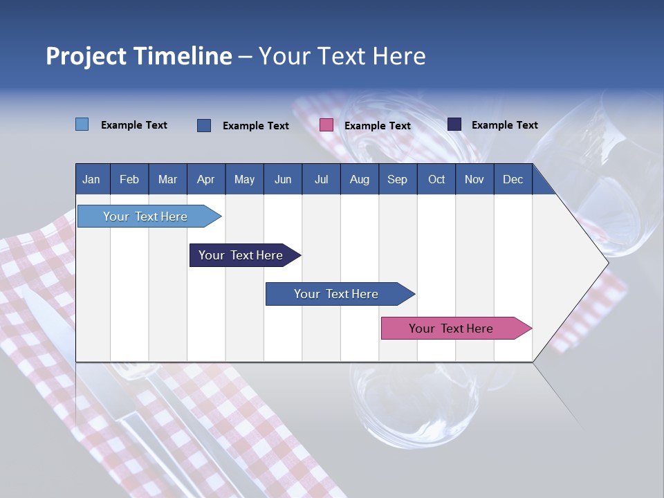 Touristic Nobody Cutlery PowerPoint Template