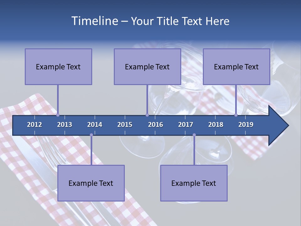 Touristic Nobody Cutlery PowerPoint Template