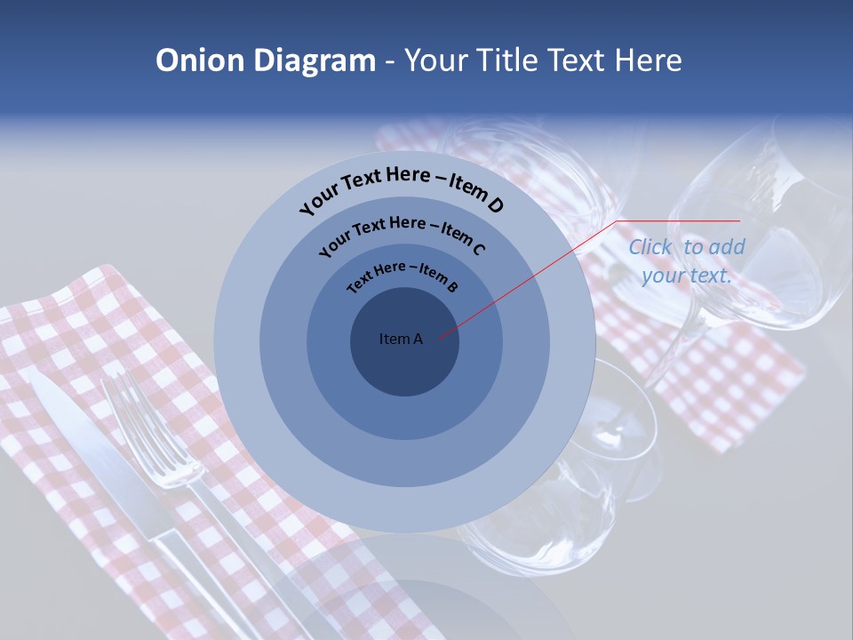 Touristic Nobody Cutlery PowerPoint Template