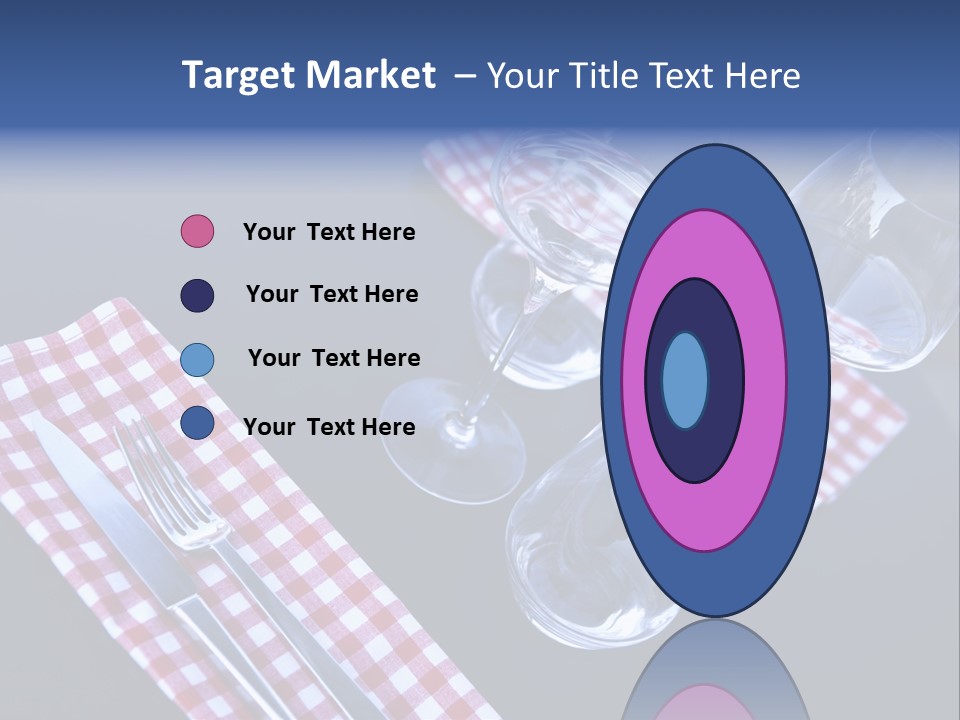 Touristic Nobody Cutlery PowerPoint Template