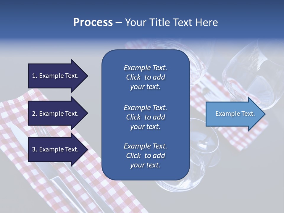 Touristic Nobody Cutlery PowerPoint Template