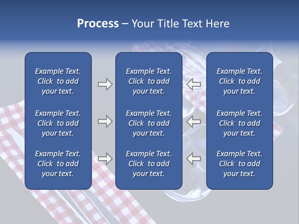 Touristic Nobody Cutlery PowerPoint Template