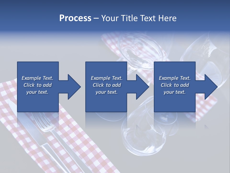 Touristic Nobody Cutlery PowerPoint Template
