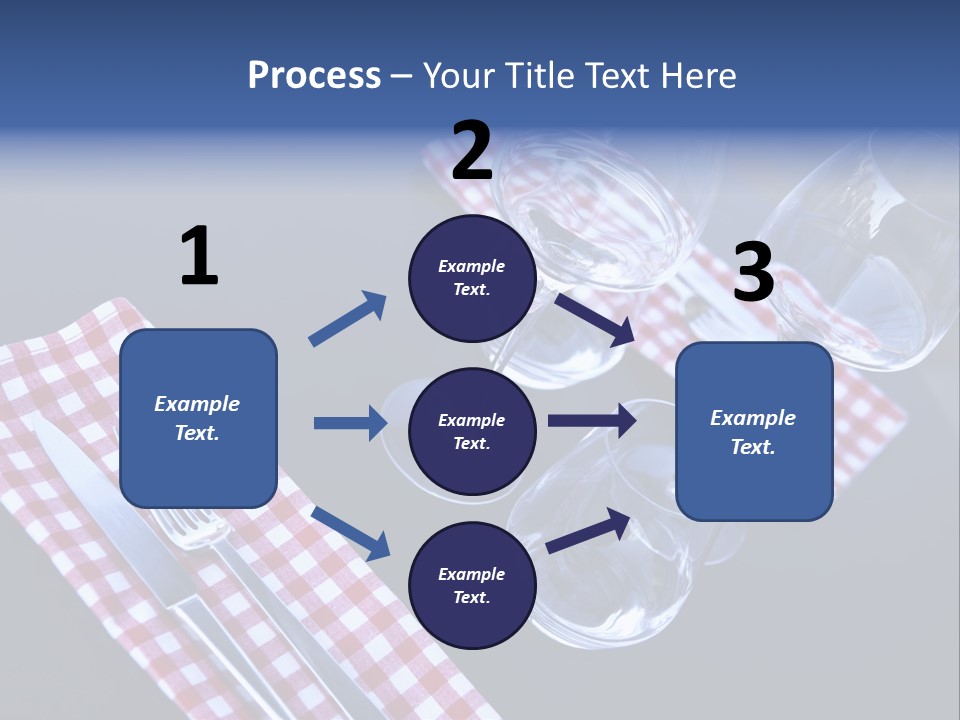 Touristic Nobody Cutlery PowerPoint Template