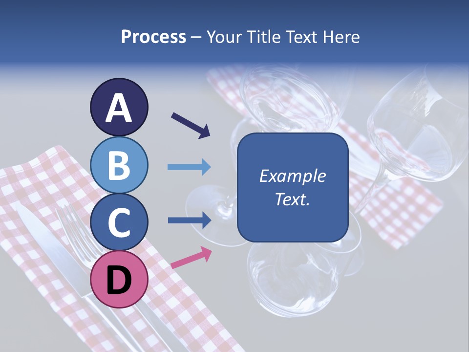 Touristic Nobody Cutlery PowerPoint Template