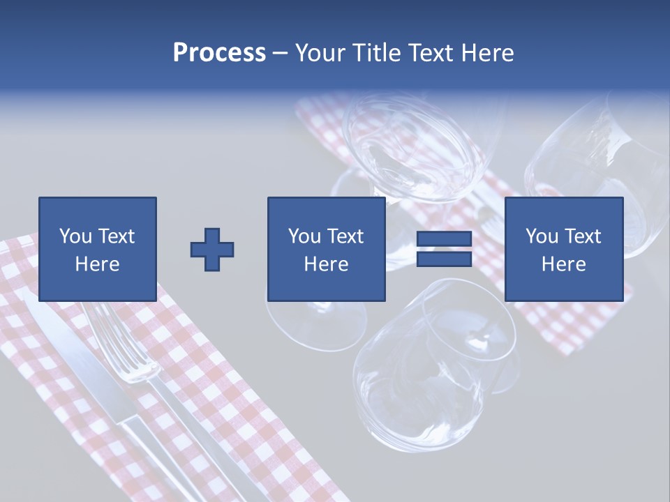 Touristic Nobody Cutlery PowerPoint Template
