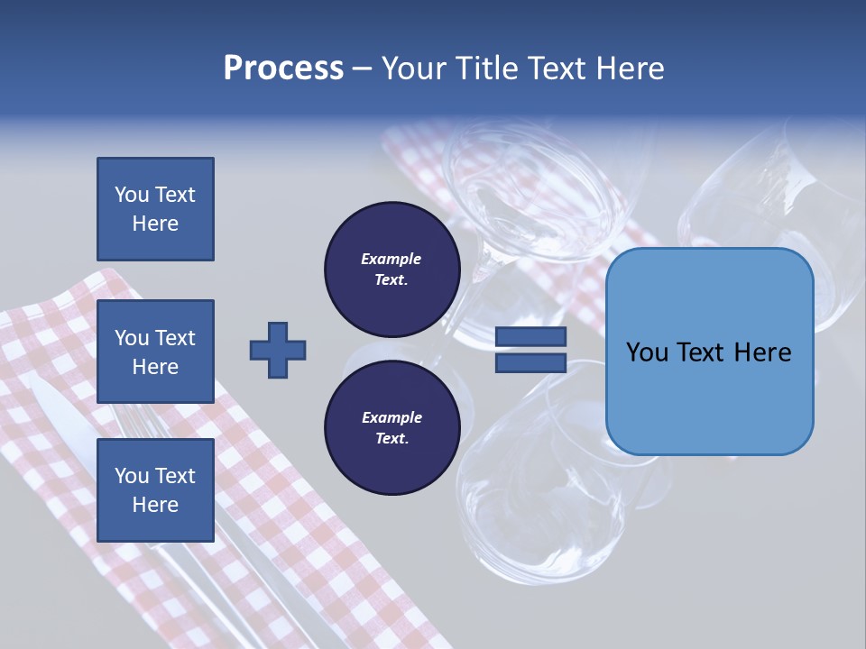 Touristic Nobody Cutlery PowerPoint Template