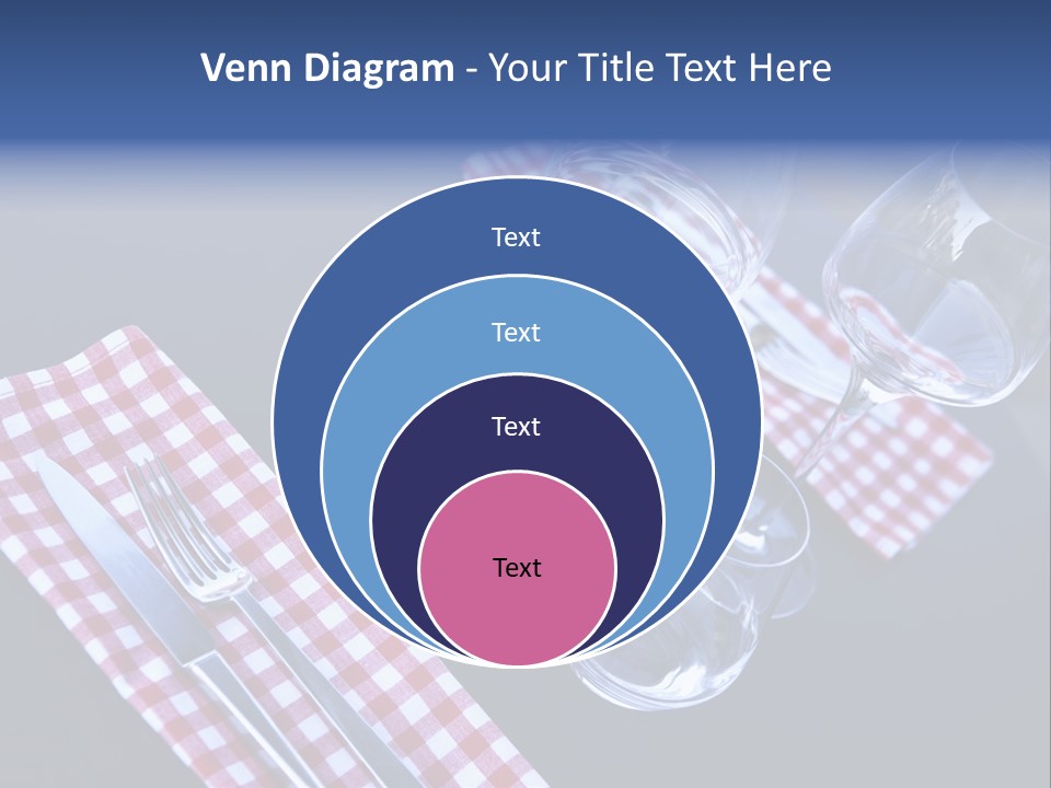 Touristic Nobody Cutlery PowerPoint Template