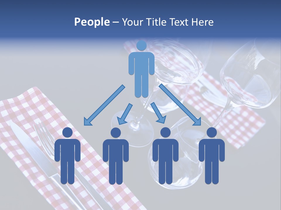 Touristic Nobody Cutlery PowerPoint Template