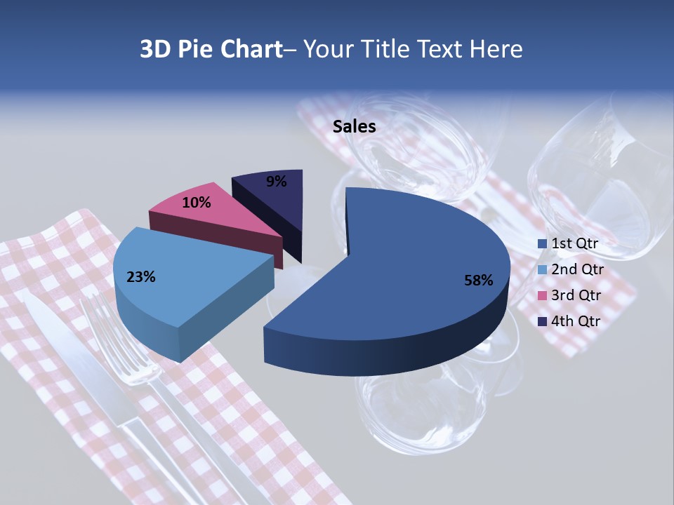 Touristic Nobody Cutlery PowerPoint Template