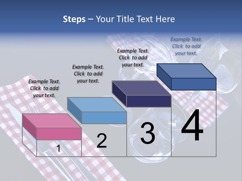 Touristic Nobody Cutlery PowerPoint Template
