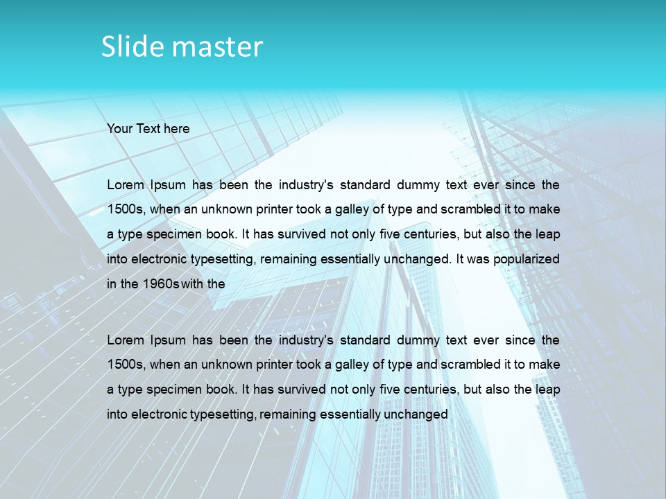 Architectural Abstract Exterior PowerPoint Template