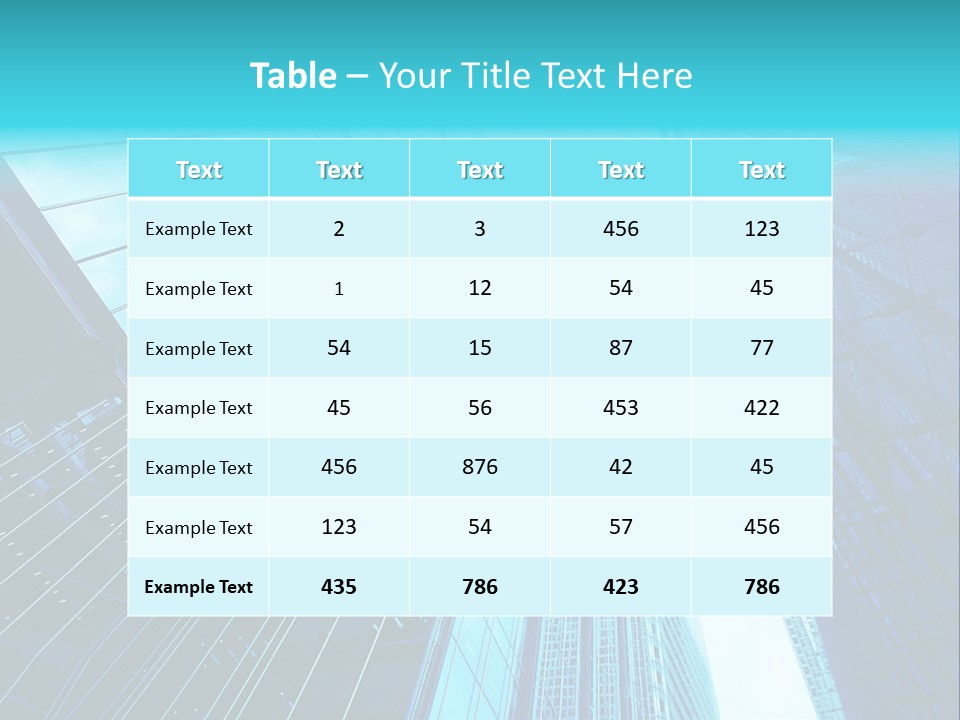 Architectural Abstract Exterior PowerPoint Template