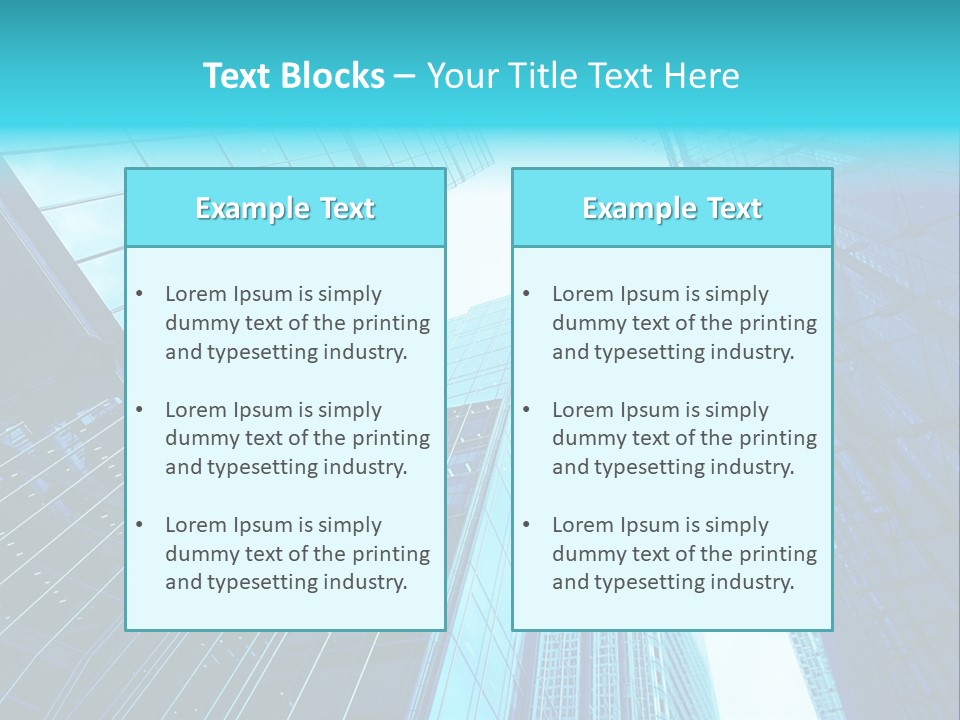 Architectural Abstract Exterior PowerPoint Template