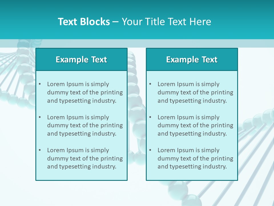 Formula Cell Healthcare And Medicine PowerPoint Template