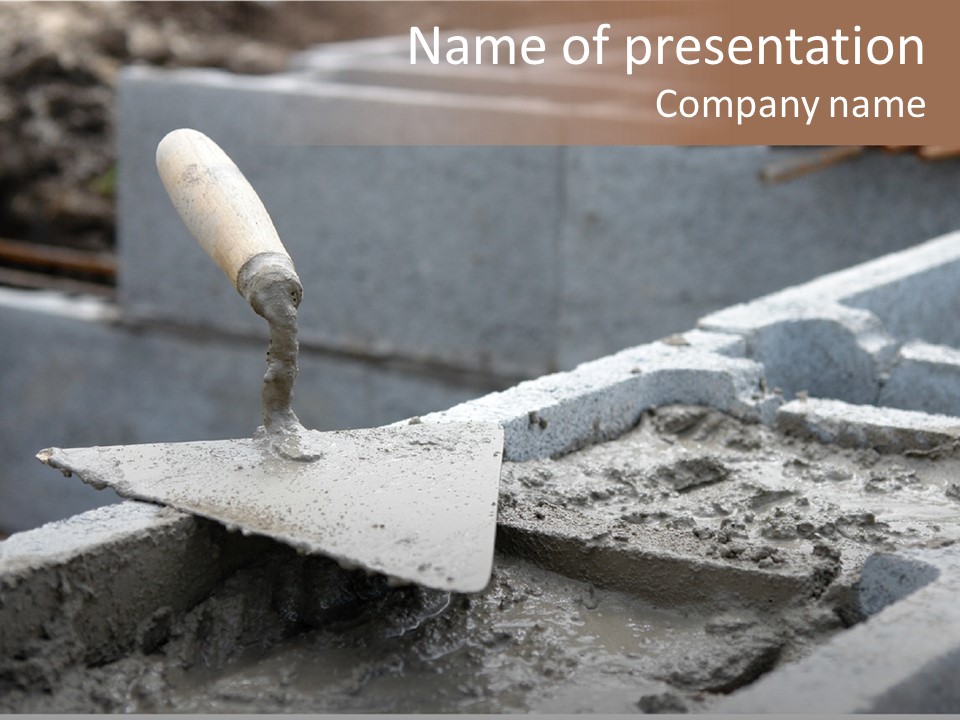 Wall House Industry PowerPoint Template