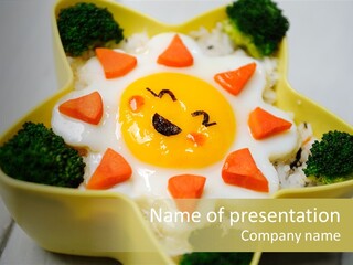 Bento Lunch Children Food PowerPoint Template