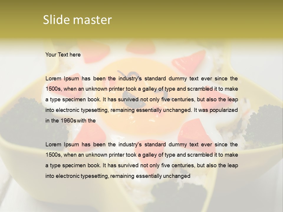 Bento Lunch Children Food PowerPoint Template