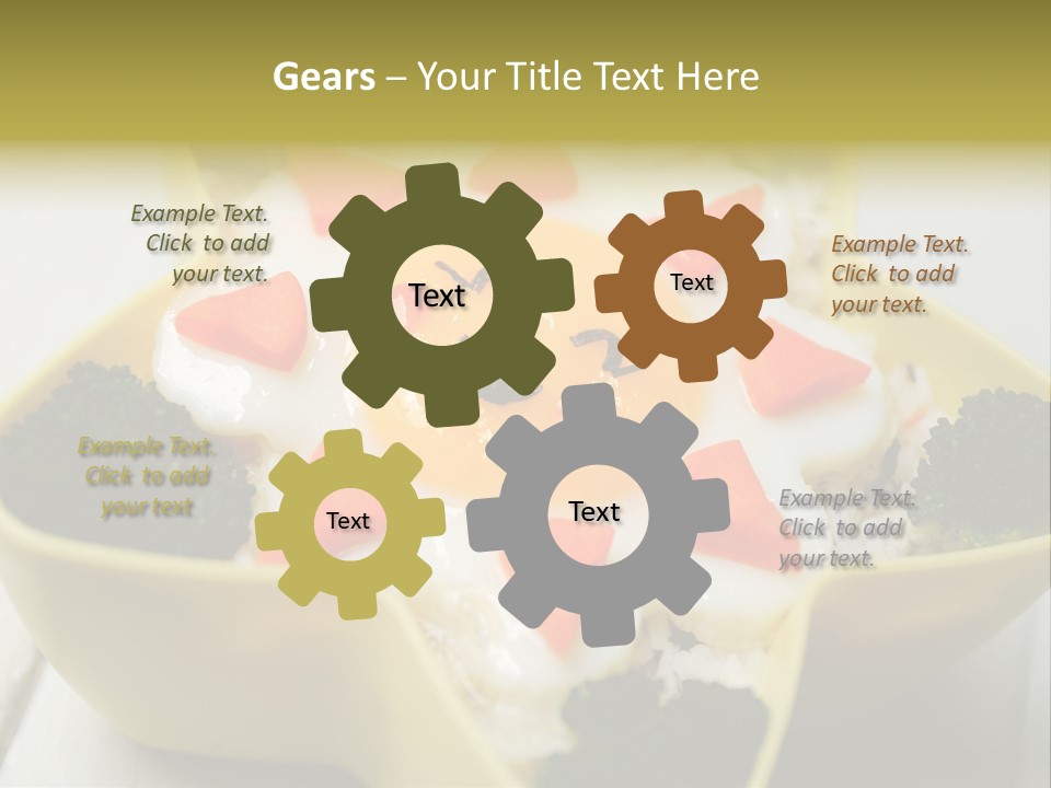 Bento Lunch Children Food PowerPoint Template