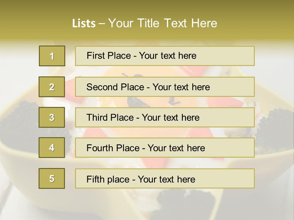 Bento Lunch Children Food PowerPoint Template
