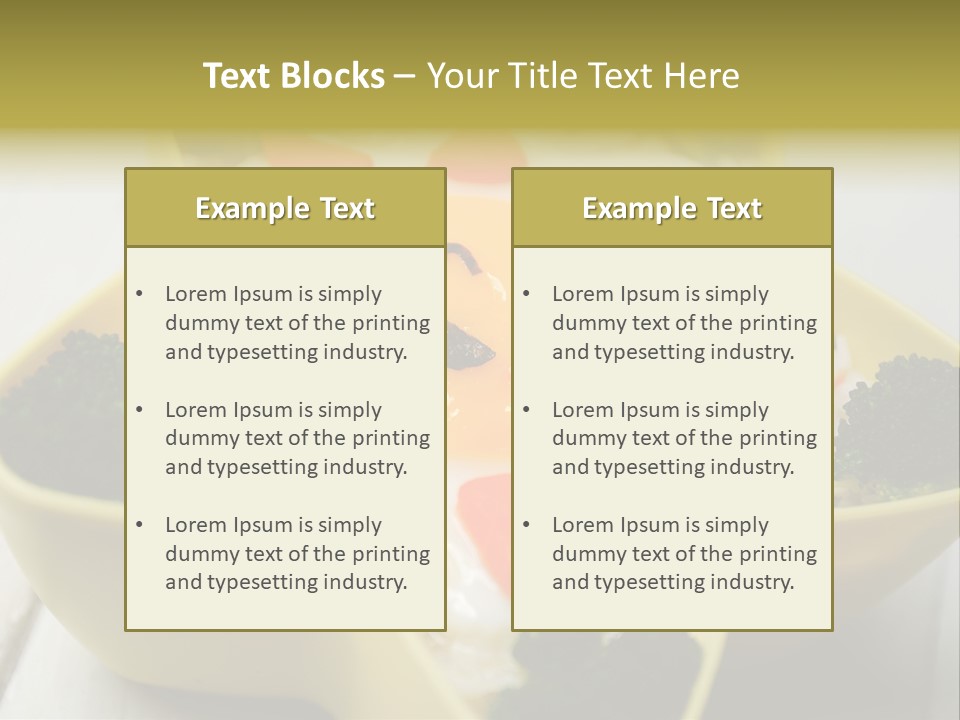Bento Lunch Children Food PowerPoint Template