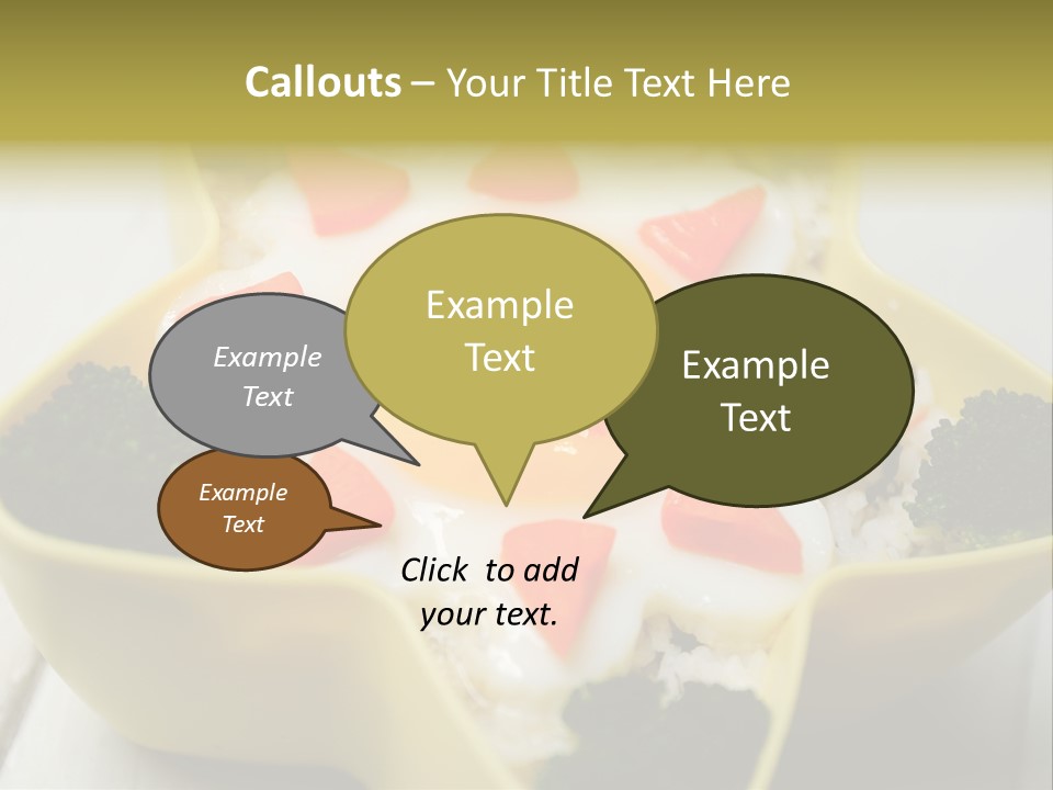 Bento Lunch Children Food PowerPoint Template