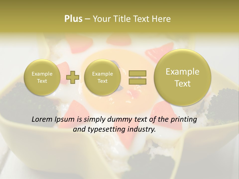Bento Lunch Children Food PowerPoint Template