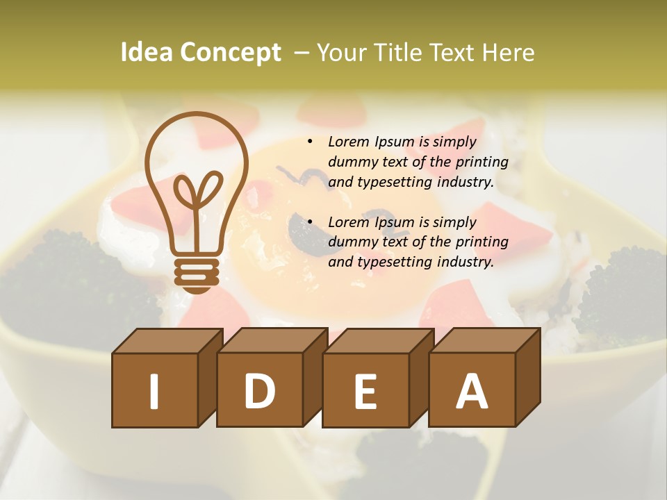 Bento Lunch Children Food PowerPoint Template