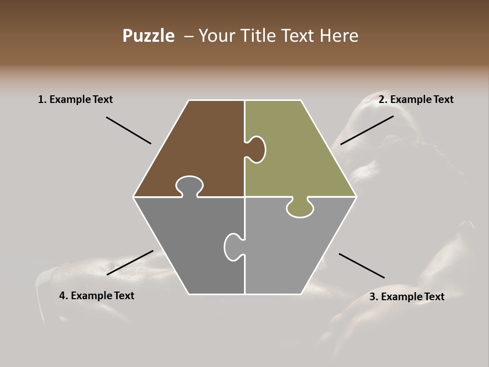 Photo Stripped Sexiness PowerPoint Template