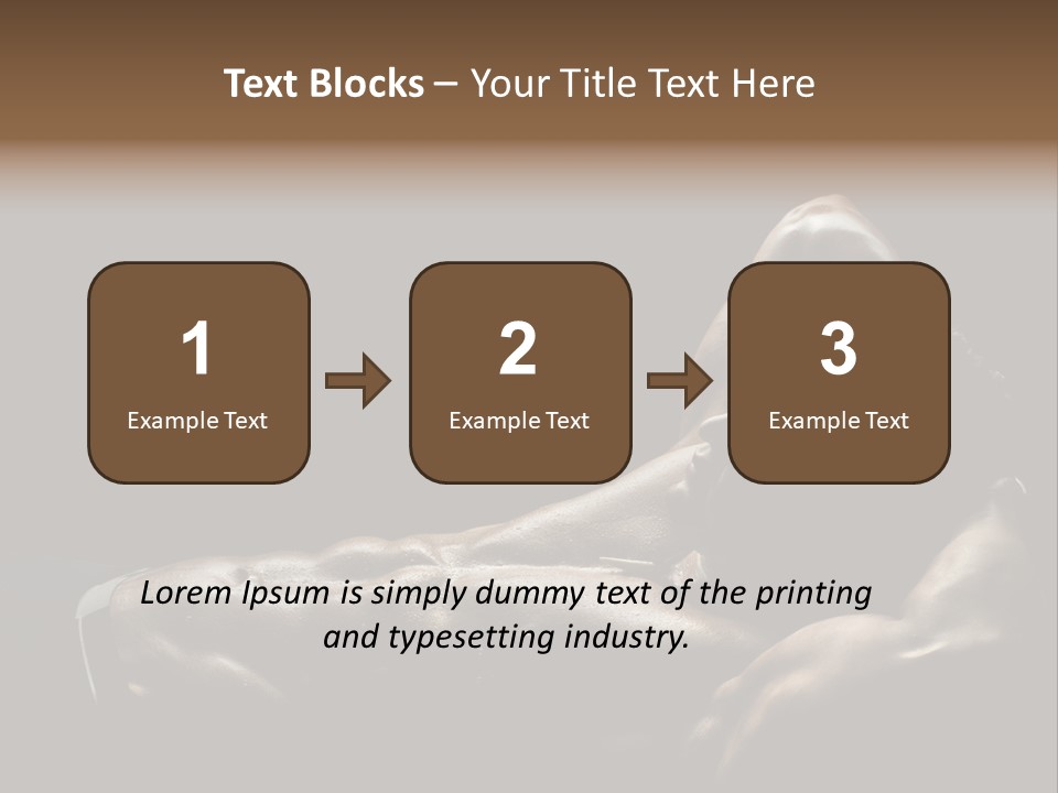 Photo Stripped Sexiness PowerPoint Template