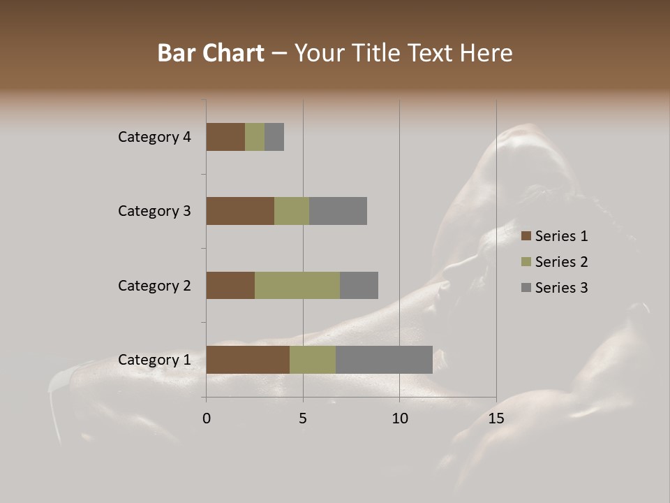 Photo Stripped Sexiness PowerPoint Template