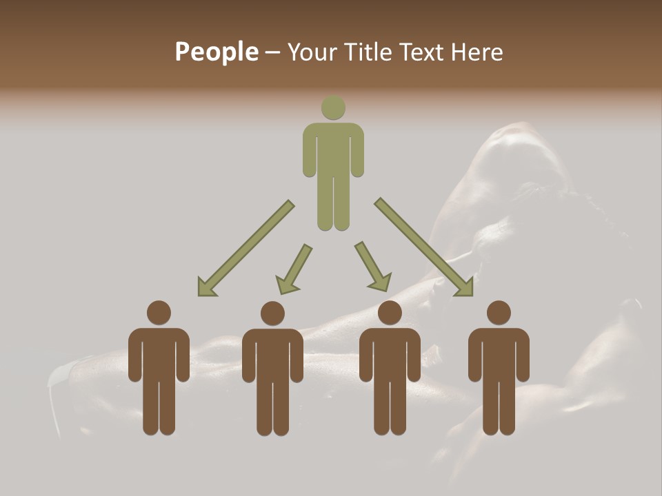 Photo Stripped Sexiness PowerPoint Template