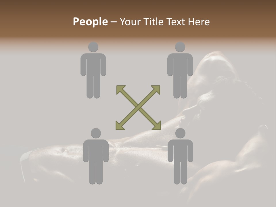 Photo Stripped Sexiness PowerPoint Template