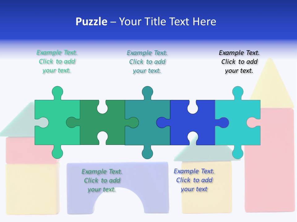 Make Shape Red PowerPoint Template